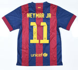 Neymar Jr Signed FC Barcelona Home Soccer Jersey #11 - Beckett Hologram *L