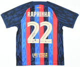 Raphinha Signed FC Barcelona Home Soccer Jersey #22 - Beckett Hologram *L