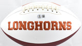 Colt McCoy Autographed Texas Longhorns Logo Football - Beckett W Hologram *Black