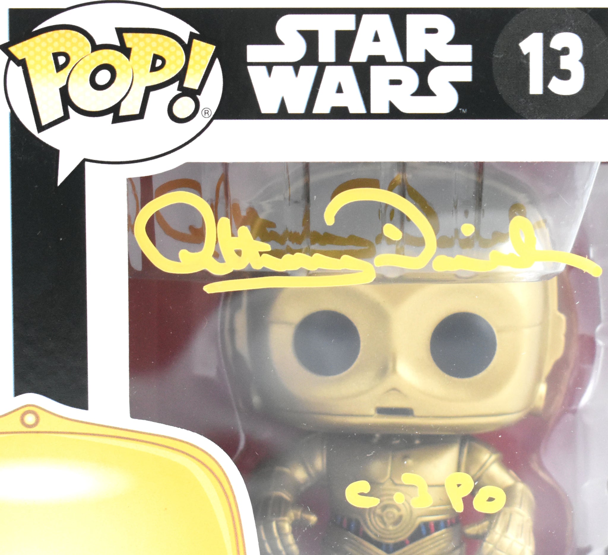 Anthony Daniels Autographed C-3PO Funko Pop #13 Star Wars