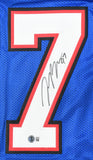 Joey Bosa Autographed Blue Pro Style Jersey - Beckett W Hologram *Black