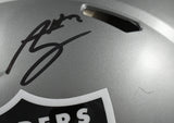 Ashton Jeanty Signed Raiders F/S Flash Speed Auth Helmet-Beckett W *Damaged