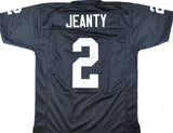 Ashton Jeanty Autographed Black Pro Style Jersey - Beckett W Hologram *Black