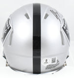 Geno Smith Autographed Las Vegas Raiders Speed Mini Helmet - Beckett W Hologram