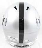 Geno Smith Autographed Las Vegas Raiders F/S Speed Helmet - Beckett W Hologram