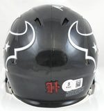 Nico Collins Autographed Houston Texans Speed Mini Helmet - Beckett W Hologram