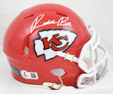 Rashee Rice Autographed Kansas City Chiefs Speed Mini Helmet - Beckett W Holo