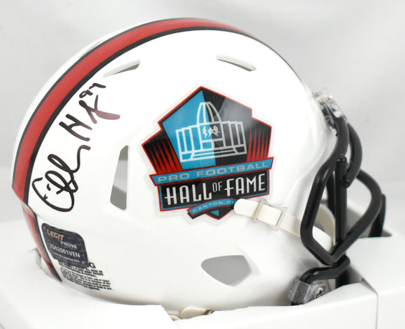 Charles Haley Autographed Dallas Cowboys HOF Speed Mini Helmet - Prova *Black
