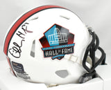 Charles Haley Autographed Dallas Cowboys HOF Speed Mini Helmet - Prova *Black