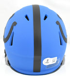 DJ Giddens Autographed Indianapolis Colts Rave Speed Mini Helmet- Beckett W Holo