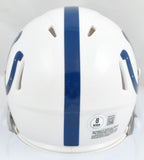 DJ Giddens Autographed Indianapolis Colts Speed Mini Helmet - Beckett W Hologram