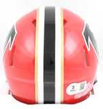 Julio Jones Signed Atlanta Falcons 66-69 Speed Mini Helmet - Beckett W Holo
