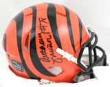 Anthony Munoz Autographed Cincinnati Bengals Speed Mini Helmet - Prova *Black