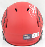 Ronde Barber Autographed Buccaneers Rave Speed Mini Helmet HOF - Beckett W Holo