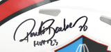Ronde Barber Autographed Buccaneers HOF Speed Mini Helmet HOF - Beckett W Holo