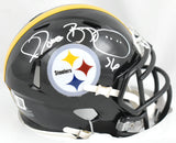 Jerome Bettis Autographed Pittsburgh Steelers Speed Mini Helmet - Beckett W Holo