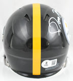 Jerome Bettis Autographed Pittsburgh Steelers Speed Mini Helmet - Beckett W Holo