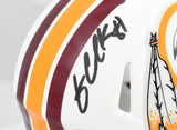 Gary Clark Autographed Redskins Flat White Speed Mini Helmet - Beckett W Holo