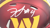 Frankie Luvu Autographed Washington Commanders Speed Mini Helmet- Beckett W Holo