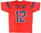Nico Collins Autographed Red Pro Style Jersey - Beckett W Hologram *Silver