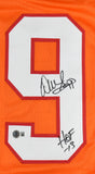 Warren Sapp Autographed Orange Pro Style Jersey w/HOF- Beckett W Hologram *Black