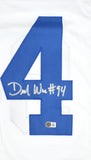 DeMarcus Ware Autographed White Pro Style Jersey - Beckett W Hologram *Silver