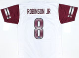 Brian Robinson Jr. Autographed White Pro Style Jersey-Beckett W Hologram *Silver