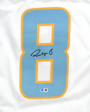 Omarion Hampton Autographed White Pro Style Jersey - Beckett W Hologram *Black