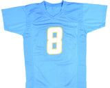 Omarion Hampton Autographed Blue Pro Style Jersey - Beckett W Hologram *Black