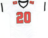Ronde Barber Autographed White Pro Style Jersey - Beckett W Hologram *Black