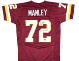 Dexter Manley Autographed Maroon Pro Style Jersey 2x SB Champ - Prova *Black
