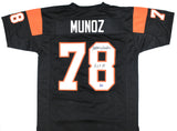 Anthony Munoz Autographed Black Pro Style Jersey HOF - Prova *Black