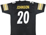 Kaleb Johnson Autographed Black Pro Style Jersey - Beckett W Hologram *Black