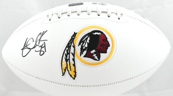 Gary Clark Autographed Washington Redskins Logo Football - Beckett W Hologram
