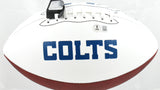 DJ Giddens Autographed Indianapolis Colts Logo Football - Beckett W Hologram