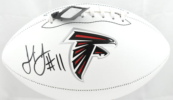Julio Jones Autographed Atlanta Falcons Logo Football - Beckett W Hologram