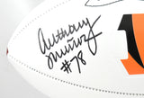 Anthony Munoz Autographed Cincinnati Bengals Logo Football - Prova *Black