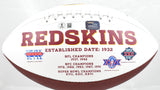 Mark Rypien Autographed Washington Redskins Logo Football SB MVP- Beckett W Holo