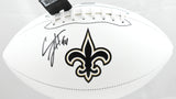 Cam Jordan Autographed New Orleans Saints Logo Football - Beckett W Hologram