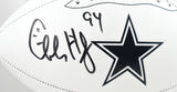 Charles Haley Autographed Dallas Cowboys Logo Football - Prova *Black