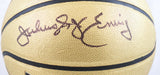 Julius Erving Autographed NBA Wilson Gold Edition Basketball - Beckett W Holo