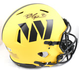 Brian Robinson Jr. Signed Commanders F/S Rave Speed Authentic Helmet - Beckett W