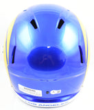 Jared Verse Autographed Los Angeles Rams F/S Speed Helmet - Beckett W Hologram