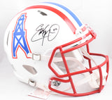 Eddie George Autographed Houston Oilers F/S Speed Authentic Helmet - Fanatics