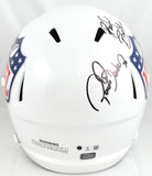 Tiki Barber Ronde Barber Autographed NFL F/S Speed Helmet - Beckett W Hologram
