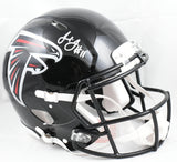 Julio Jones Signed Falcons F/S Speed Authentic Helmet - Beckett W Holo *Silver