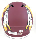 Darrell Green Autographed Redskins F/S Amp Speed Helmet - Beckett W Hologram