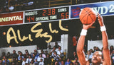 Alex English Autographed Denver Nuggets 8x10 Jump Shot Photo - Prova *Gold