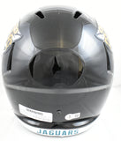 Travis Hunter Autographed Jacksonville Jaguars F/S Speed Helmet - Beckett W Holo