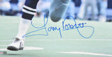 Tony Dorsett Autographed Dallas Cowboys 16x20 Running Photo - Beckett W Hologram